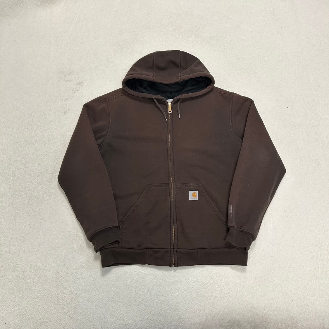 Carhartt Brown Thermal Hoodie Zip-up 상품이미지4