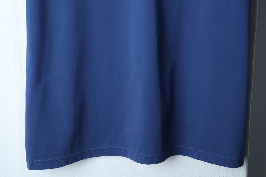 (XL-2XL) 쿠어 반팔 티셔츠 작은오염 블루 무지 놈코어-H31161 상품이미지3