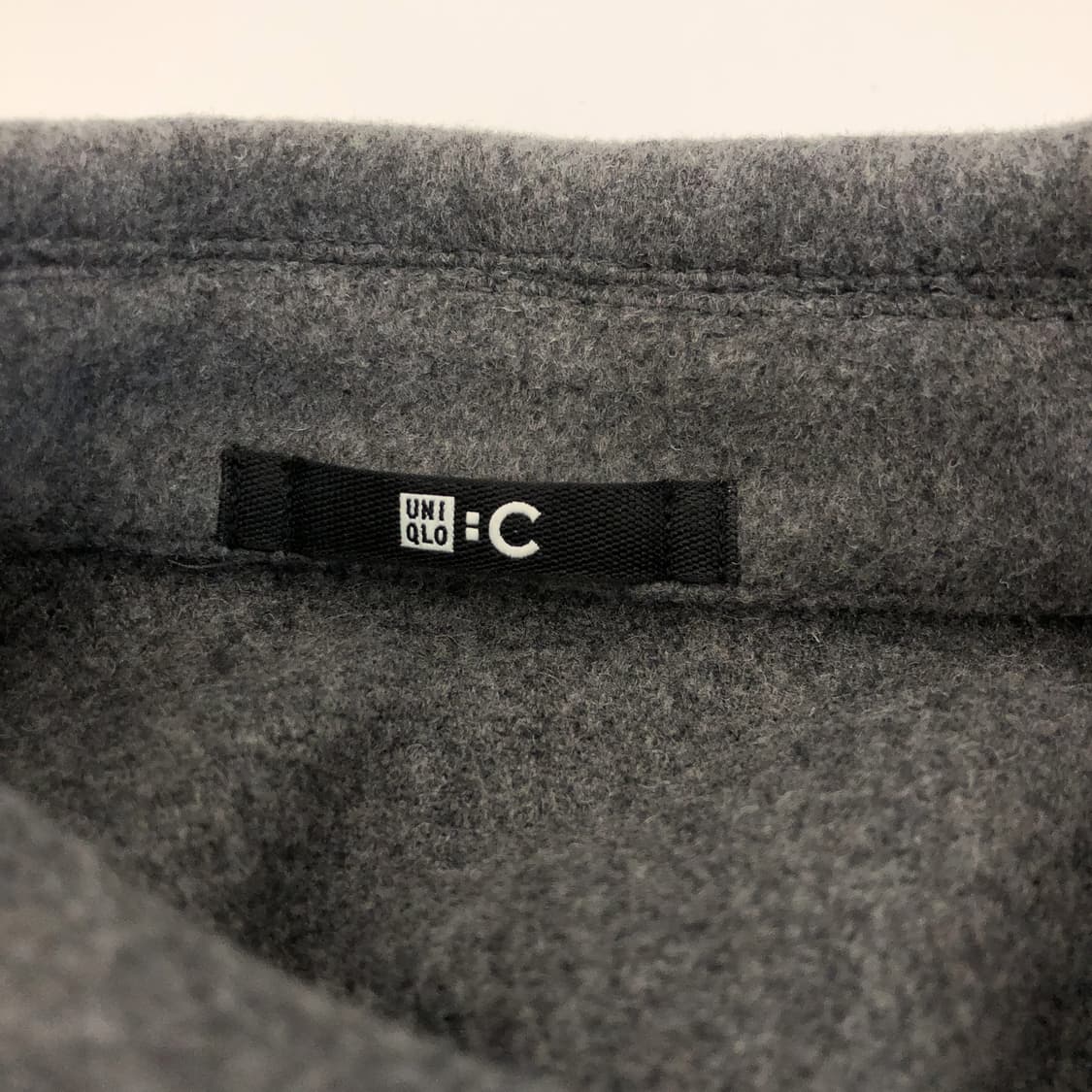 유니클로C 울 오버 숏 셔츠코트 L 상품이미지5