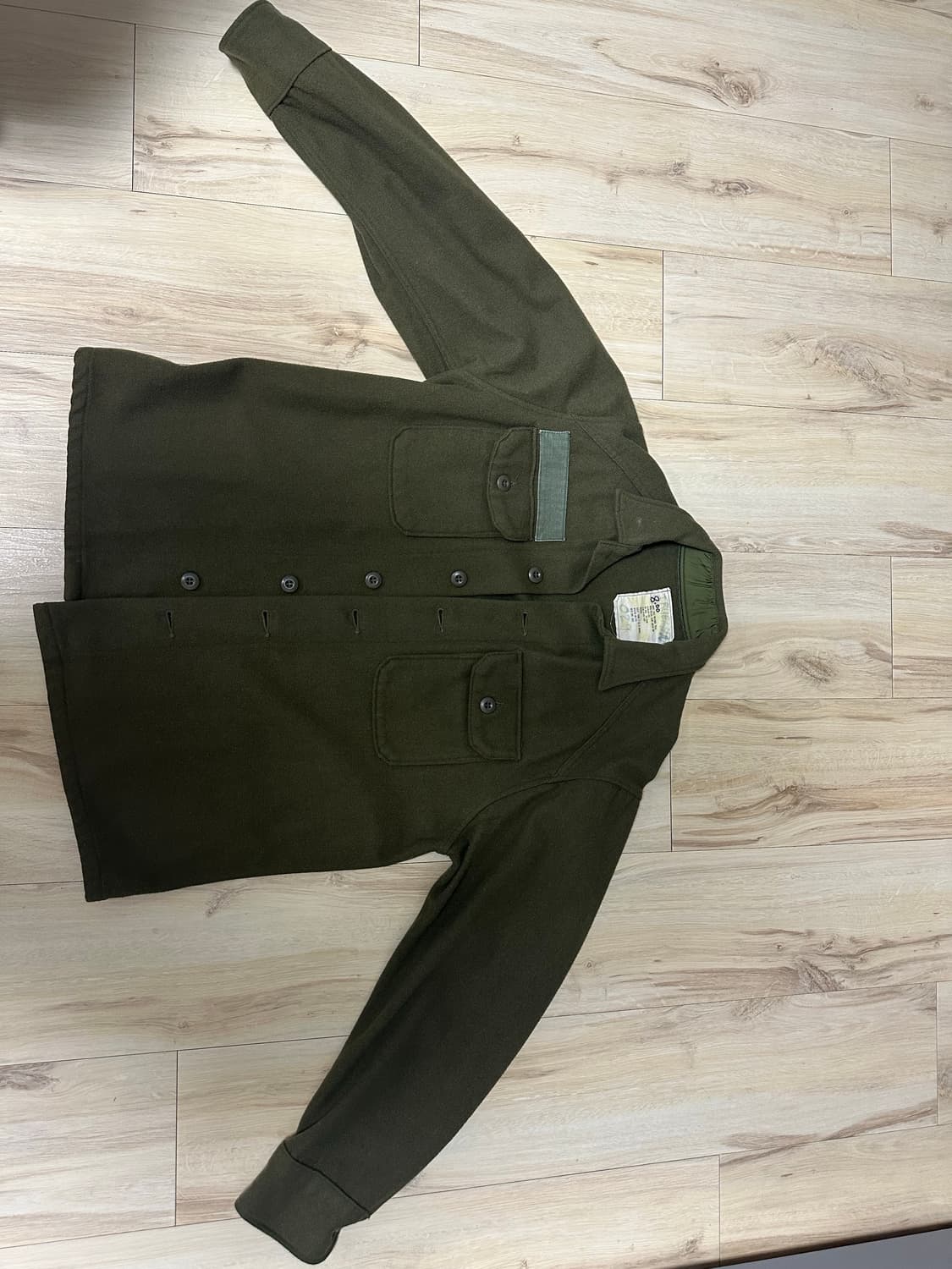 70s US Army 필드 셔츠(olive green) 상품이미지4