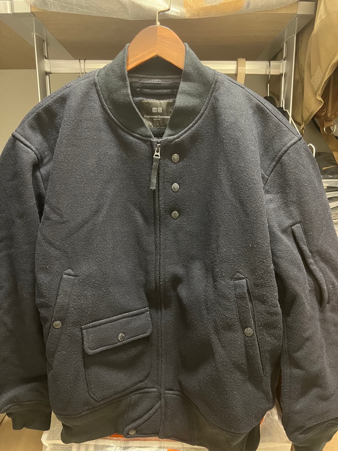 [XL] Uniqlo x Engineered Garments 숏 블루종 상품이미지2