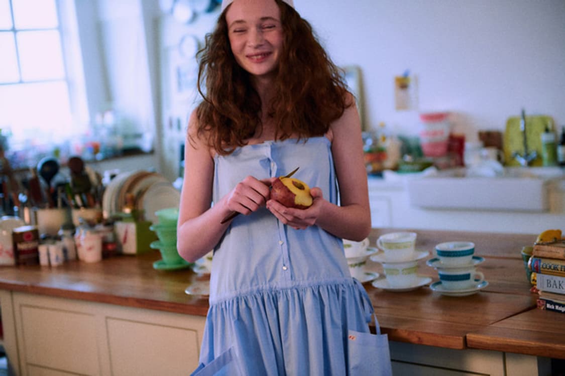 Viaplain sleeveless dress sky blue 상품이미지2