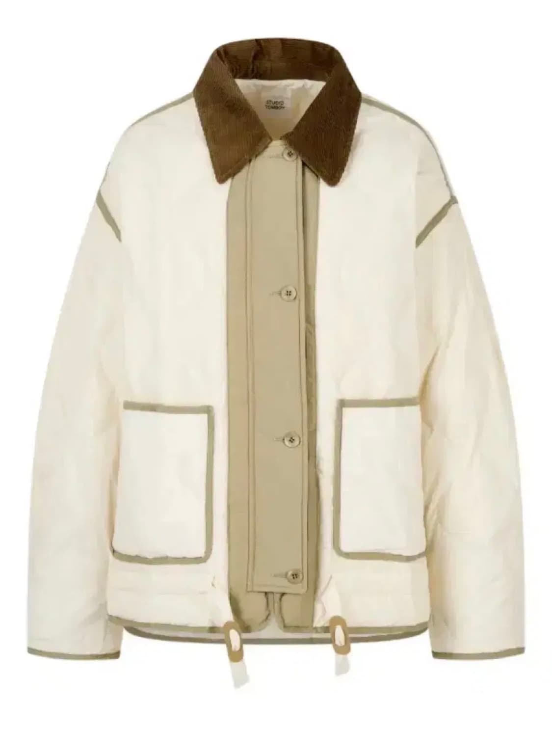 STUDIOTOMBOY 톰보이 코듀로이 자켓 패딩 점퍼 아이보리 상품이미지2