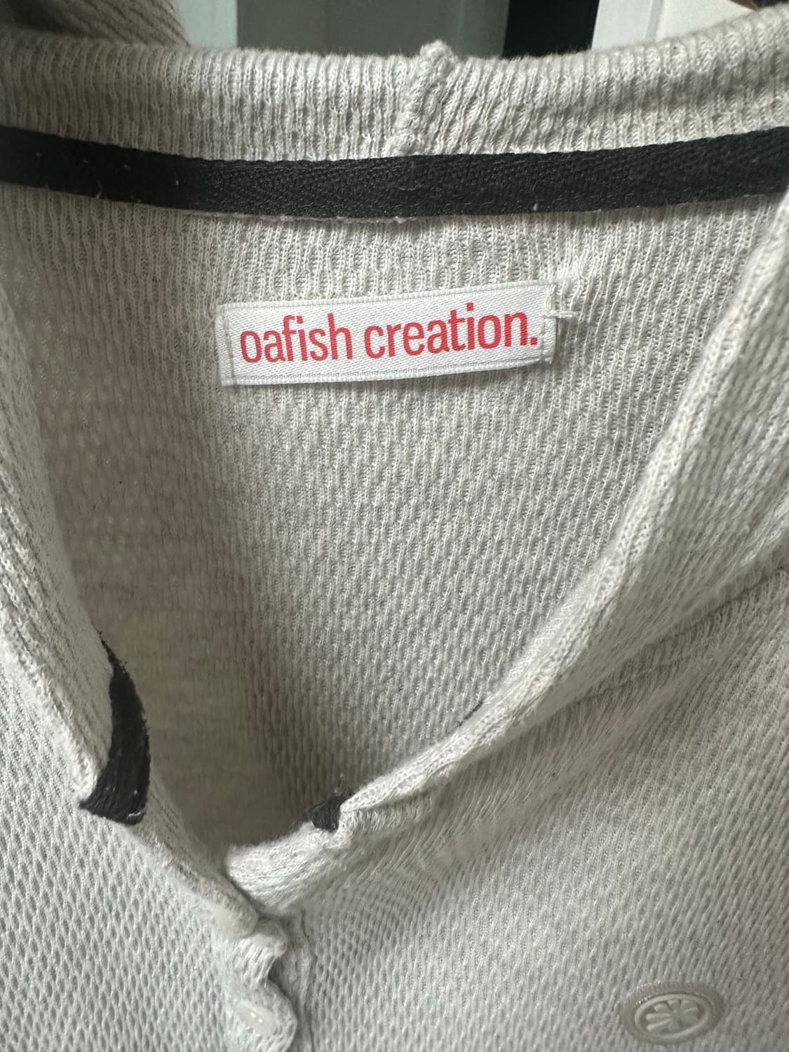 오피쉬 와플후디 오트밀  상품이미지3