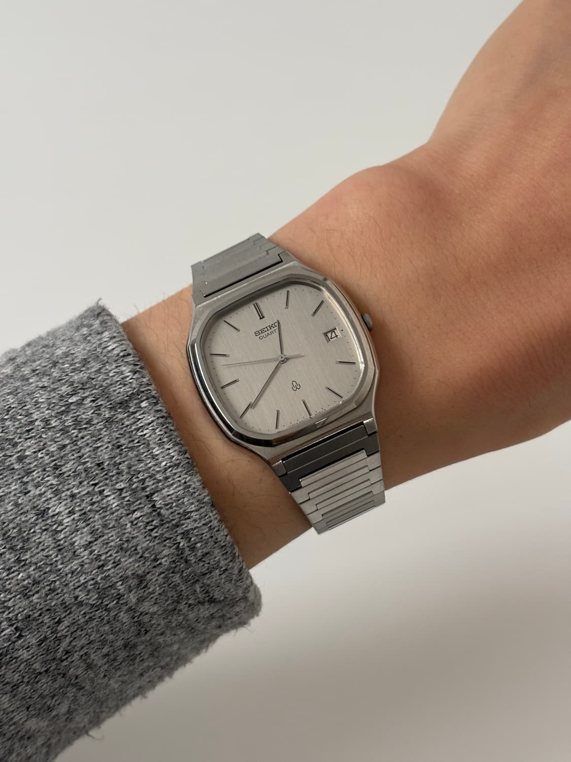 1980s Silver Square Quartz 상품이미지9