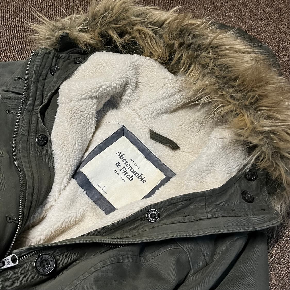 아베크롬비 울프죠 퍼 야상자켓[내피탈부착가능] 44-55 상품이미지3
