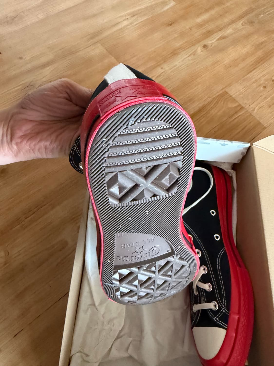 컨버스 꼼데가르송 플레이 하이탑 상품이미지3