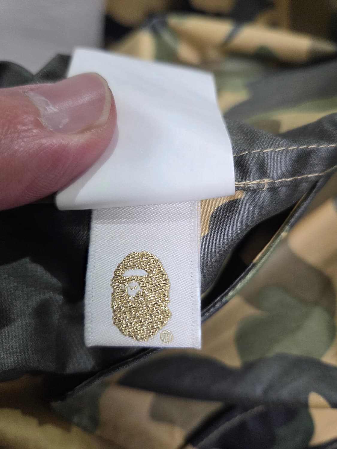 BAPE 베이프 카모 야상 우비(M) 상품이미지5