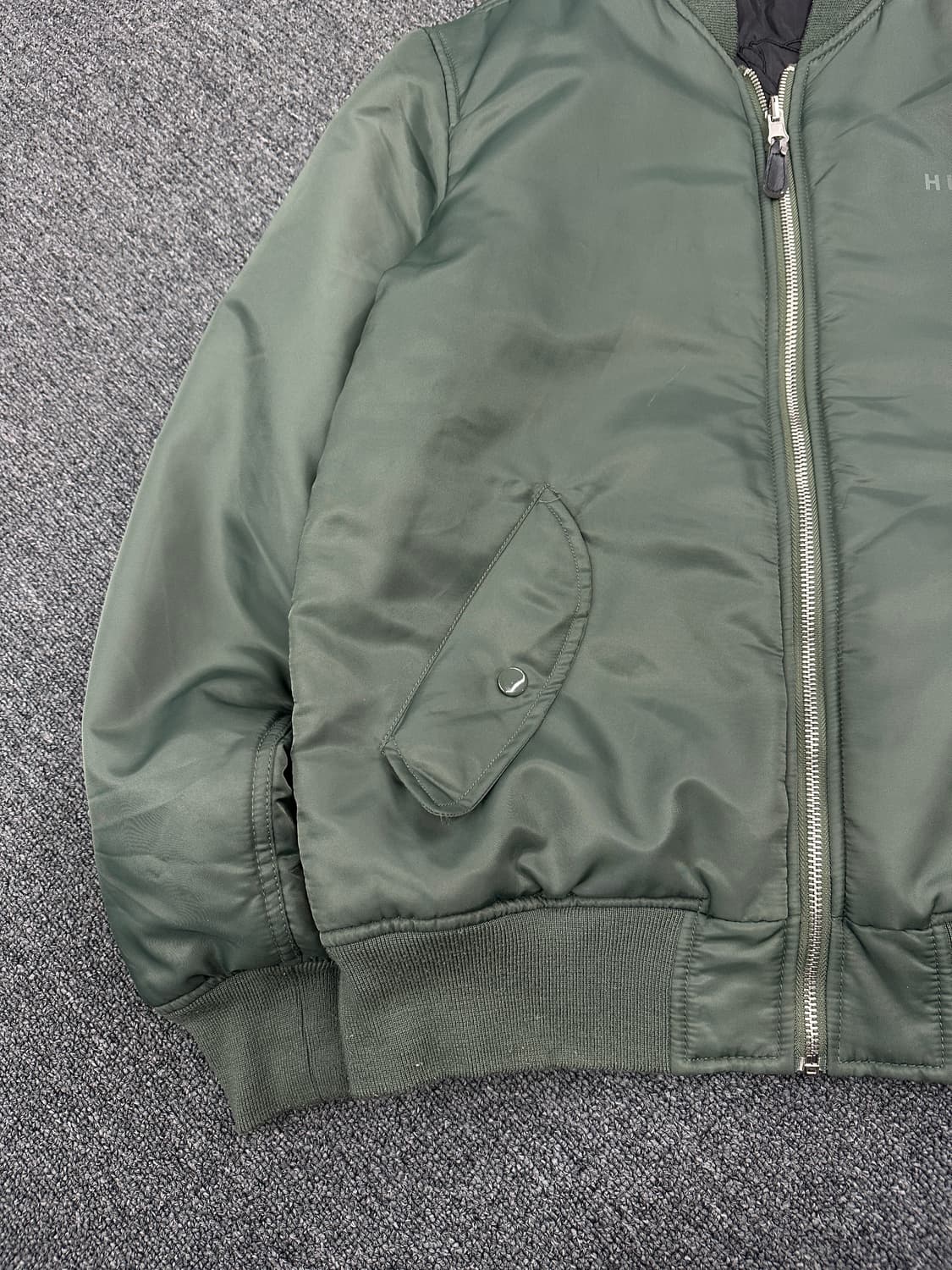 S) HUF 리버시블 봄버자켓 항공자켓  상품이미지7