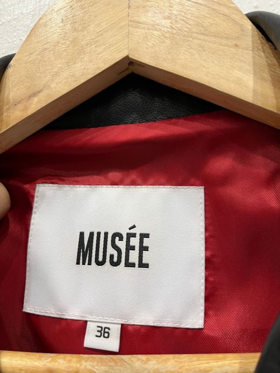 MUSEE 뮤제 양가죽 바이커 자켓 라이더 자켓 우먼즈 상품이미지3