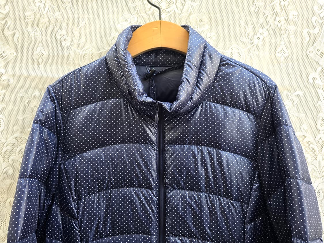 도트 경량 패딩 파우치 포함 상품이미지2