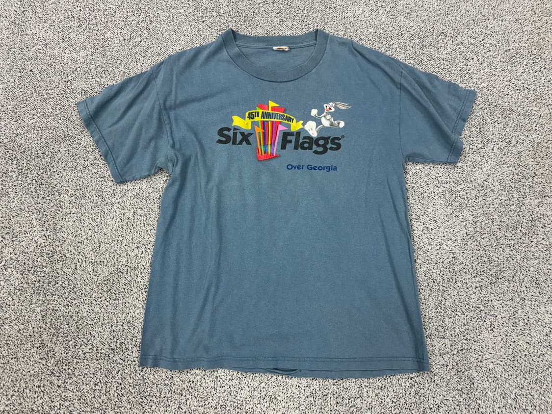 Six flags 루니튠즈 빈티지 반팔티 상품이미지1