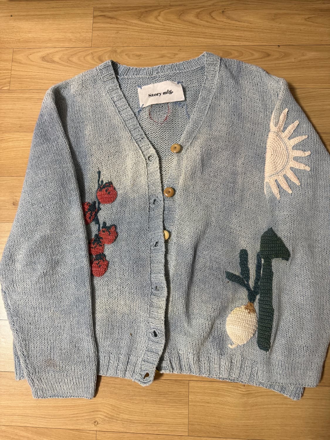 Story mfg 가디건 2벌 결제창 상품이미지1