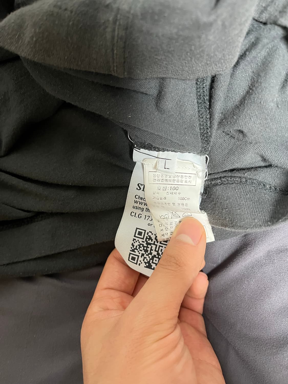 스톤아일랜드 반팔 그레이 로고 패치 상품이미지4