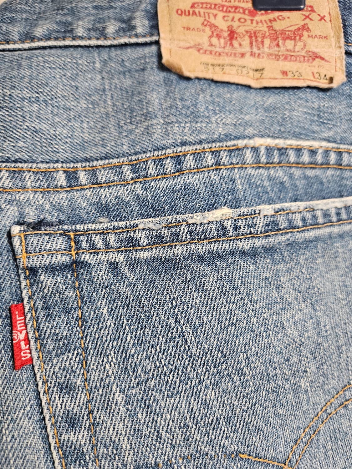 00s jp levis 517 33x34리바이스 부츠컷 17517 lvc 상품이미지3