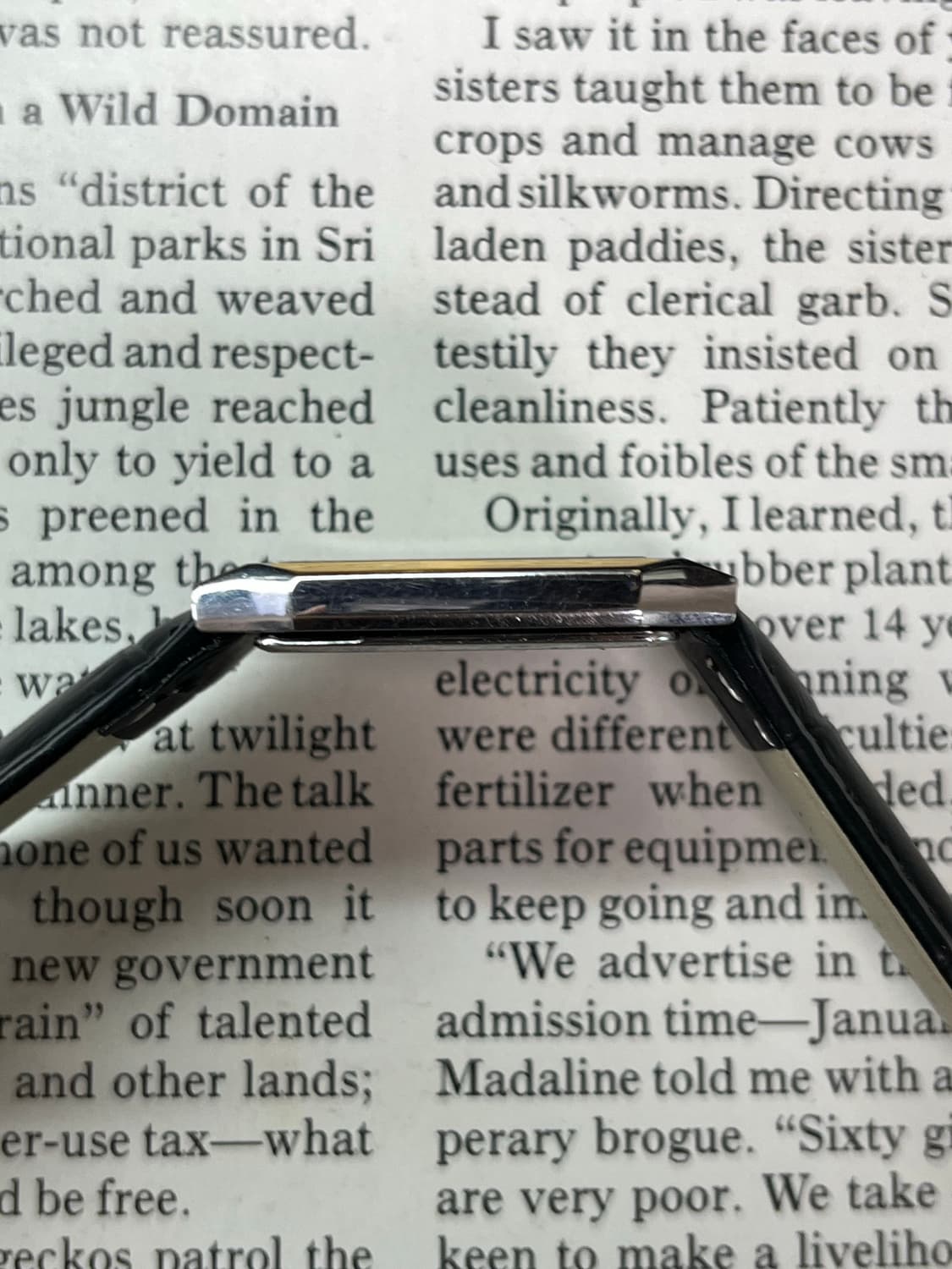 SEIKO CRONOS 탱크 투톤 쿼츠  상품이미지4