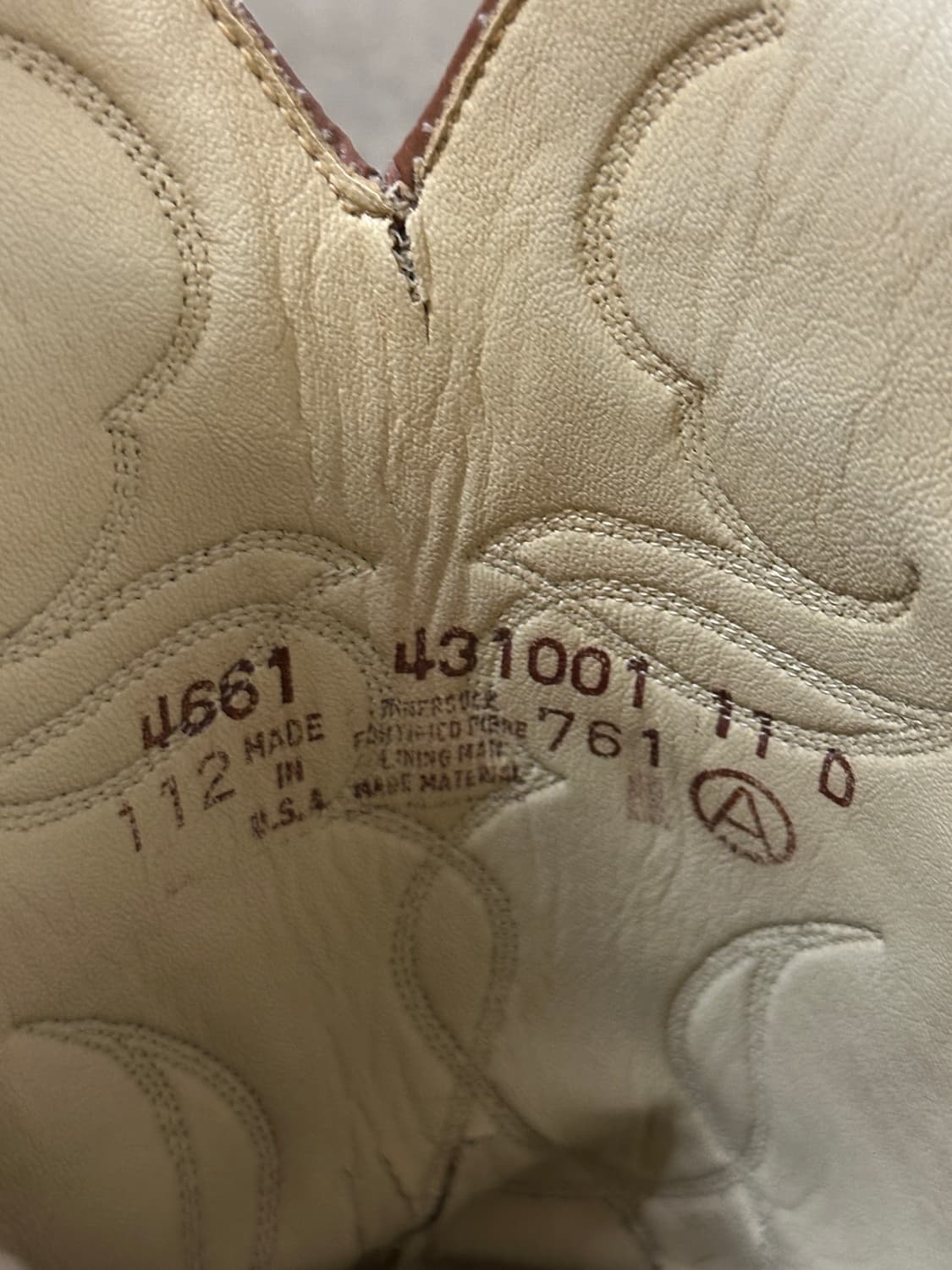 90's USA 아크메 러프아웃 스웨이드 웨스턴 부츠 카우보이 부츠 상품이미지10