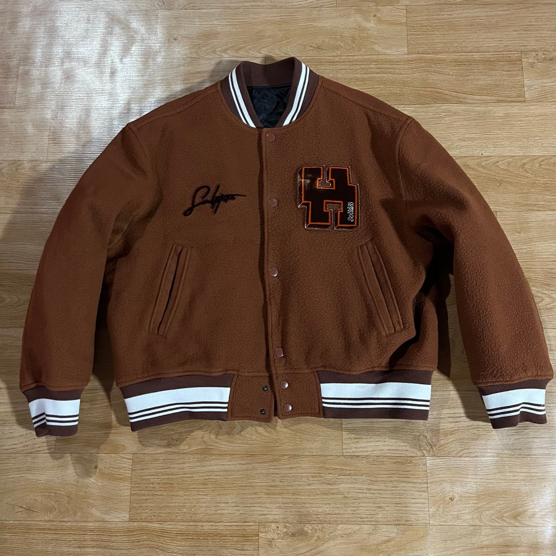 [105] 솔리드옴므 바시티 자켓 상품이미지4