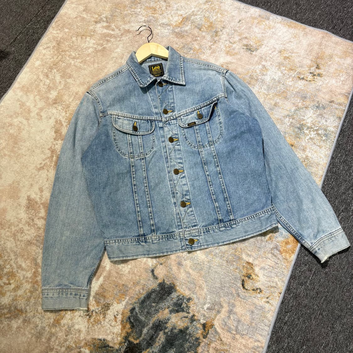 Lee 리 빈티지 데님 청 트러커 자켓 상품이미지1