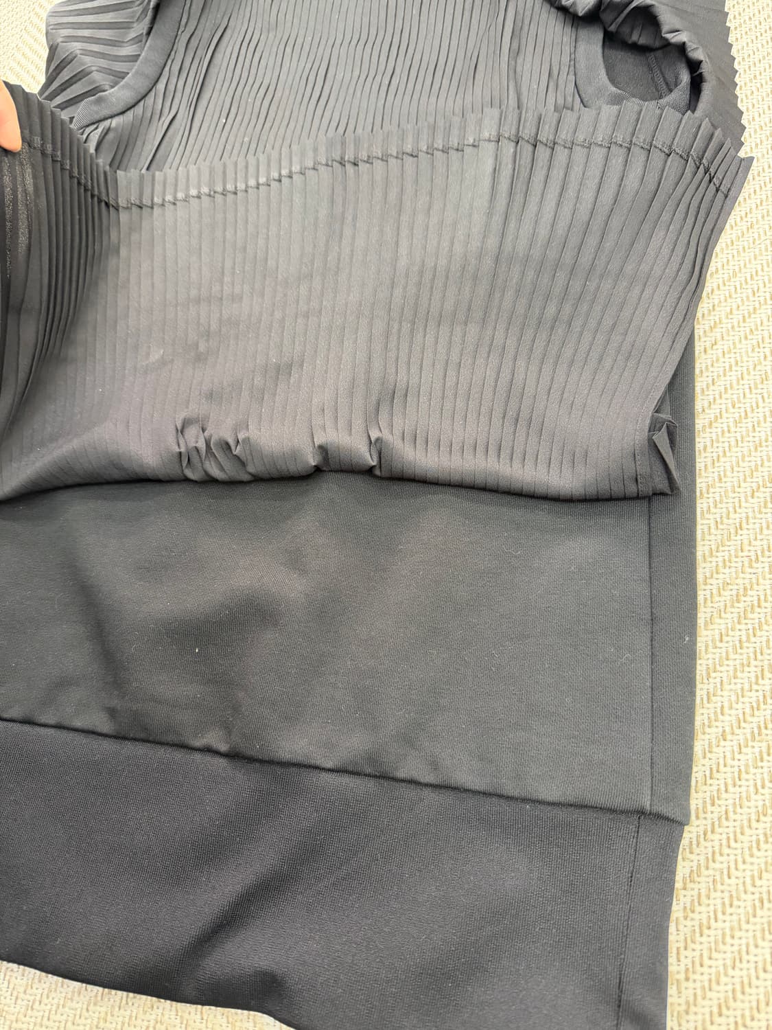 정품) 럭키슈에뜨 플리츠 레이어드 민소매 블라우스 티셔츠 36 상품이미지6