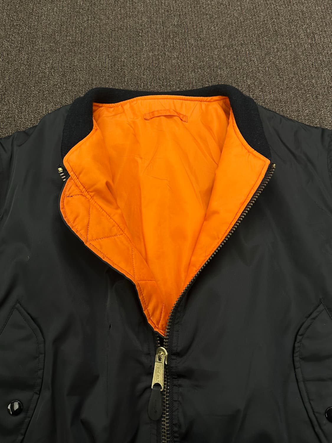 M)Turkey Bear 70s 빈티지 리버시블 항공점퍼 (Talon) 상품이미지8