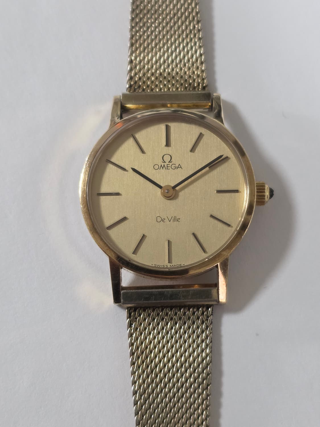 오메가 시계 빈티지 OMEGE 드빌 금장 수동 올제치 여성용 26미리 상품이미지2