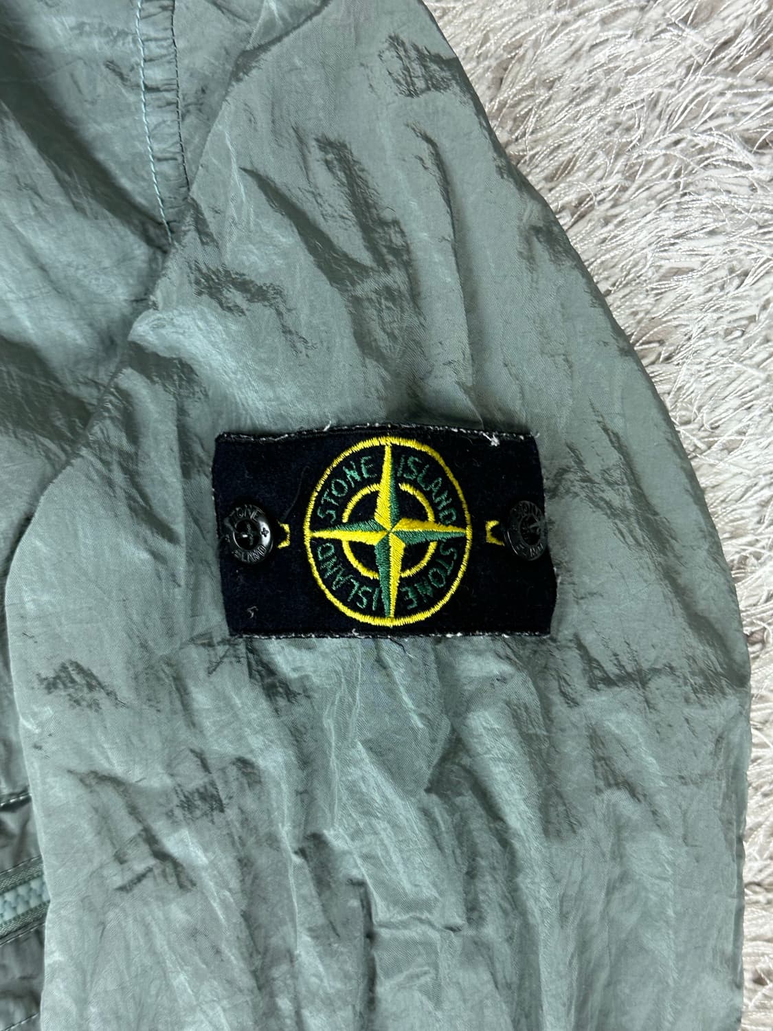 [XL] 백화점판 정품 스톤아일랜드 23SS 나일론 메탈 오버셔츠 상품이미지4