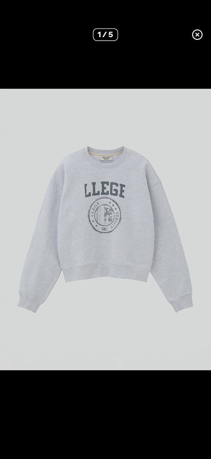 렉토 llege 맨투맨 상품이미지1