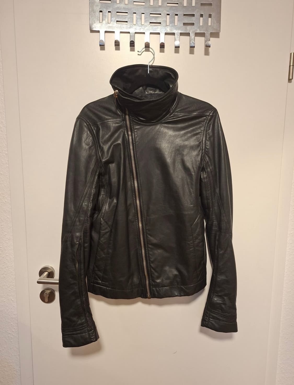 13FW 릭오웬스 몰리노 레더 자켓 48 사이즈 상품이미지1