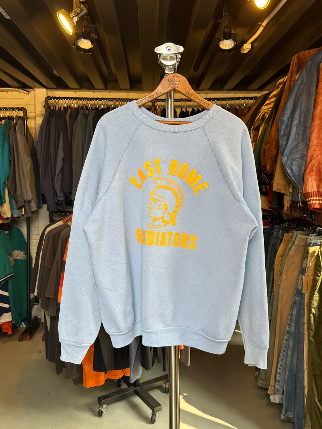 90s 50/50 프린팅 스웻 셔츠 made in usa 상품이미지1