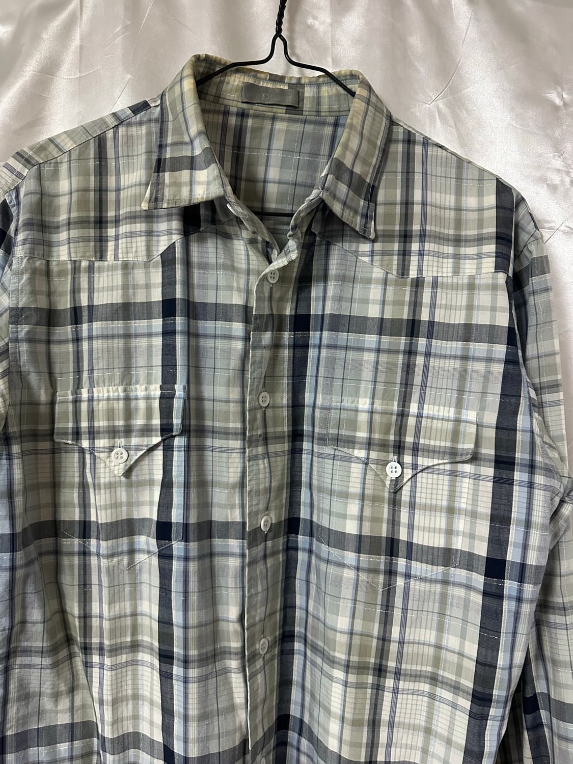 디올옴므 05SS 은사 셔츠 상품이미지3