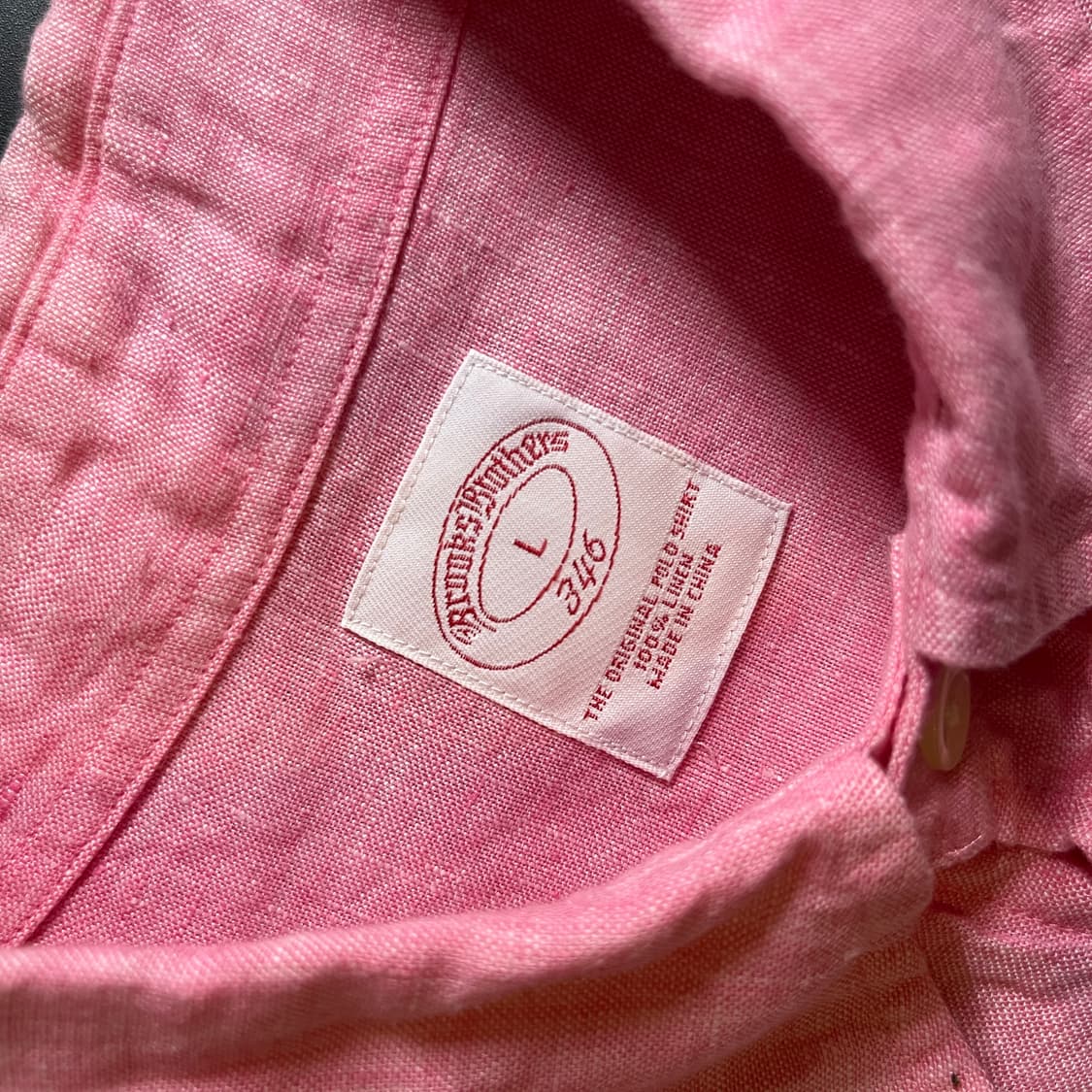 브룩스브라더스 린넨 반팔셔츠 상품이미지5