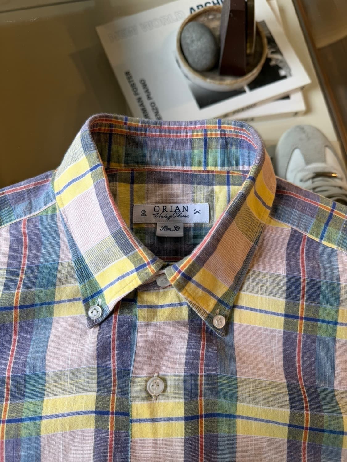 오리앙 마드라스 셔츠 100 상품이미지6