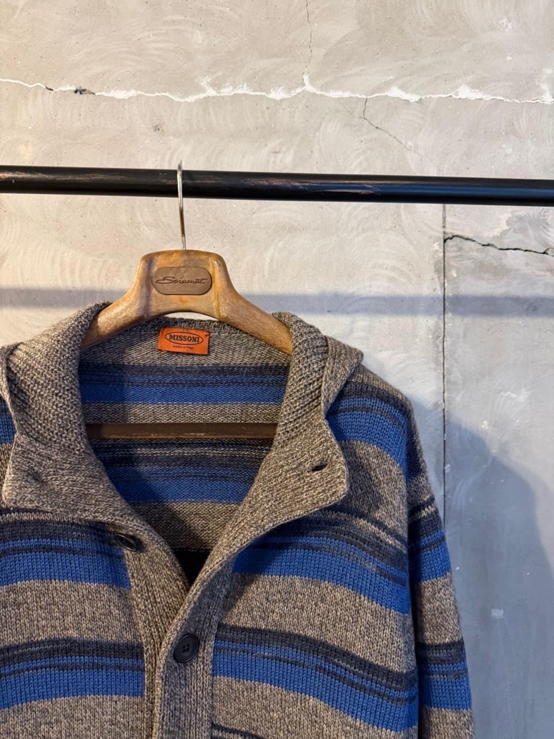 미쏘니 후드 니트 남성105 상품이미지2