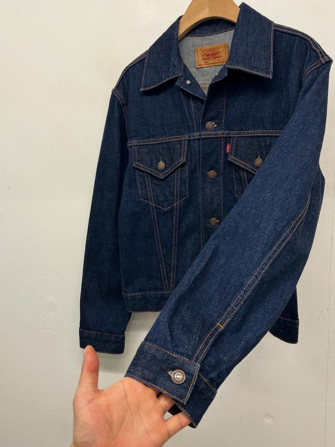 00s Levis type 3 70505 데님 트럭커자켓 상품이미지2