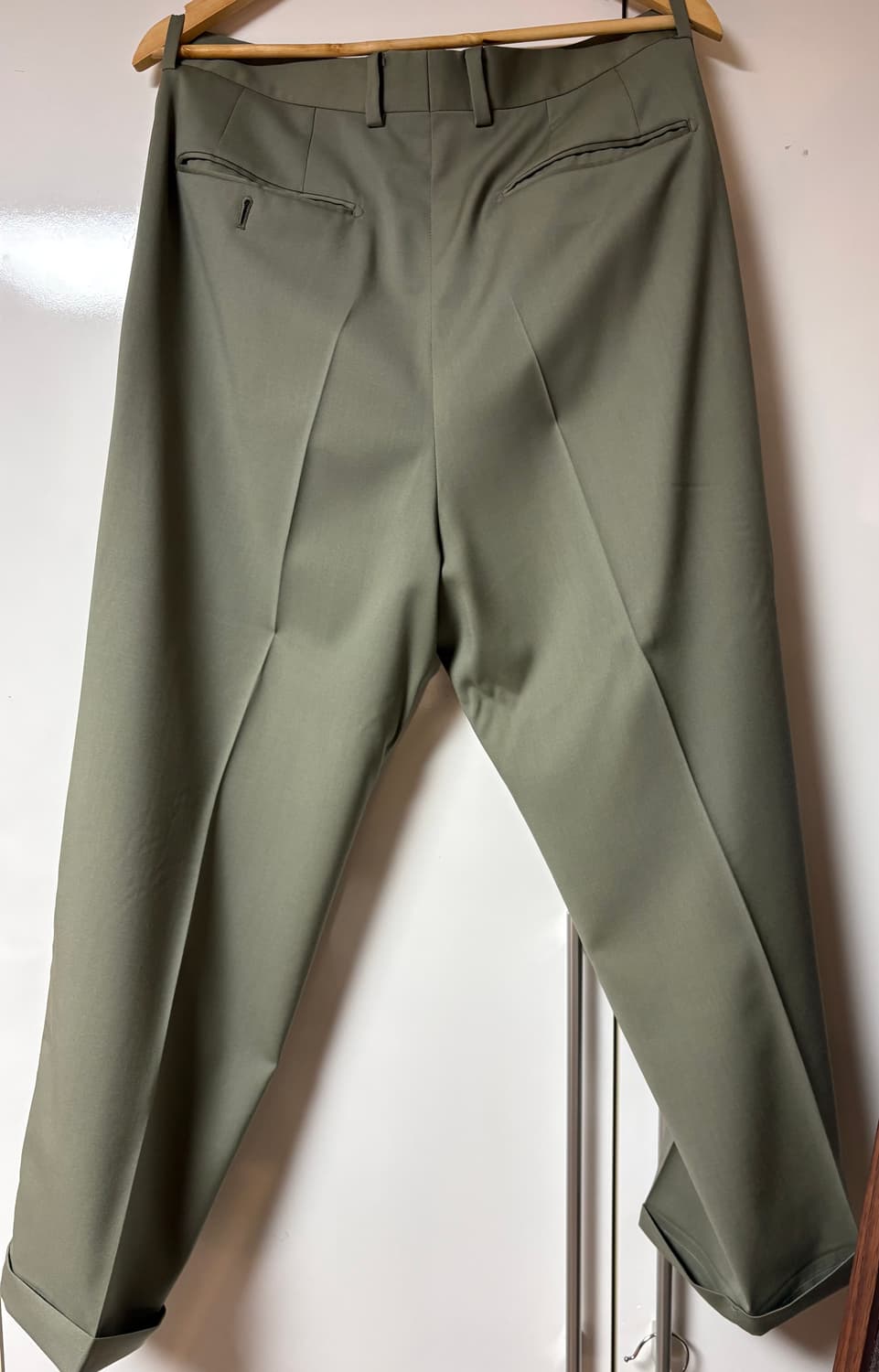 Wacko Maria Pleated Trousers TYPE2 green 상품이미지3