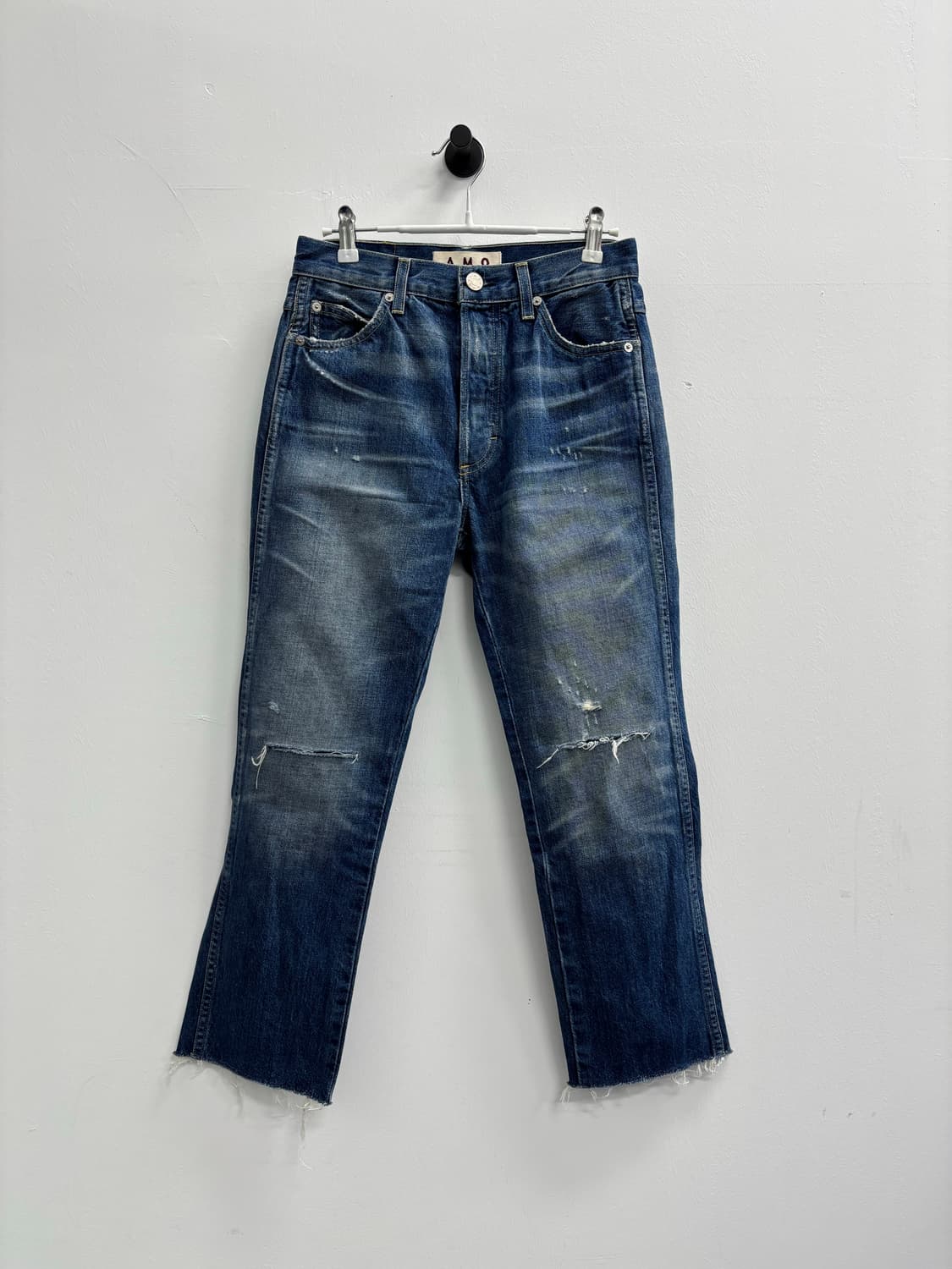 AMO(에이엠오) 컷오프 디스트로이드 데님 팬츠 상품이미지1