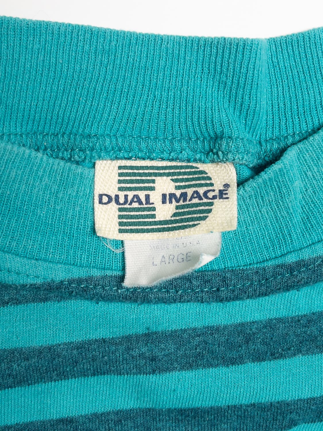 90‘s 빈티지 스트라이프 보더 티셔츠 상품이미지2