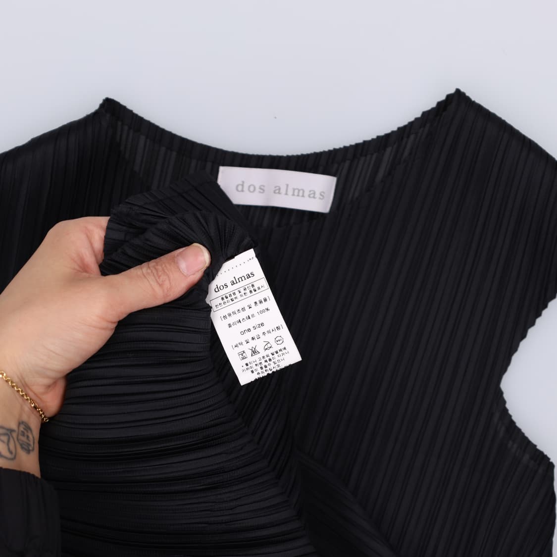 F 도스알마스 플리츠 민소매 0403H1 상품이미지4