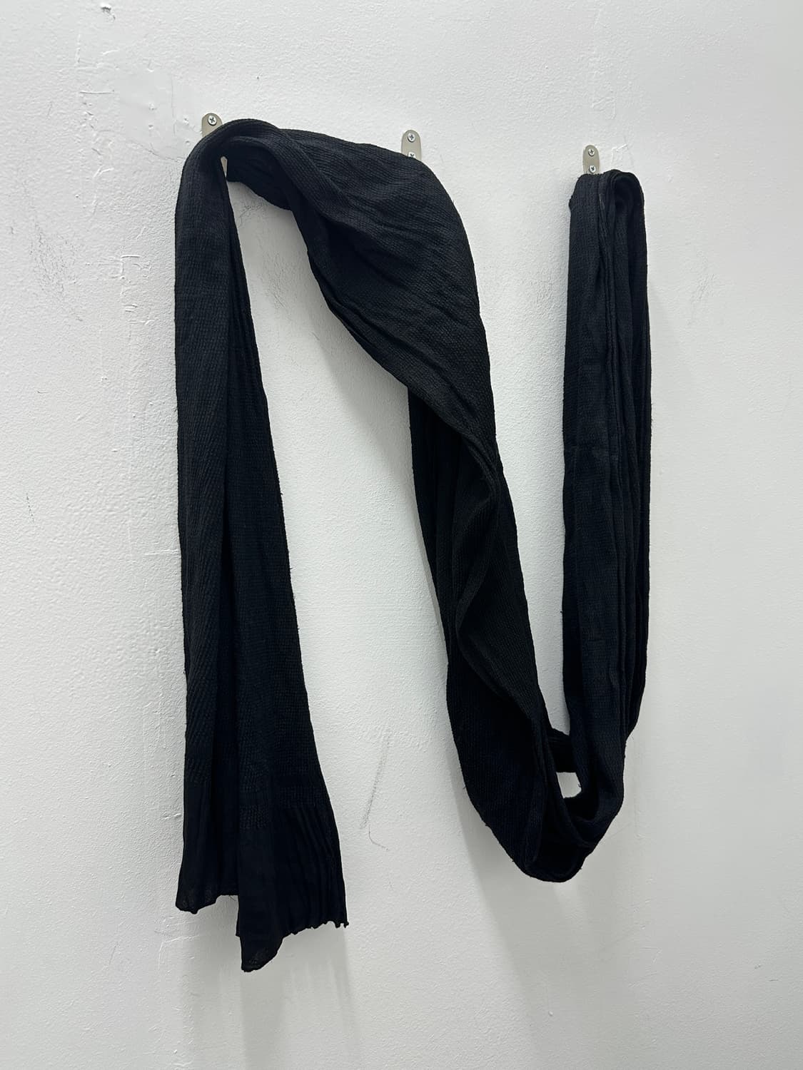 Vintage long knit wrinkle muffler  상품이미지4
