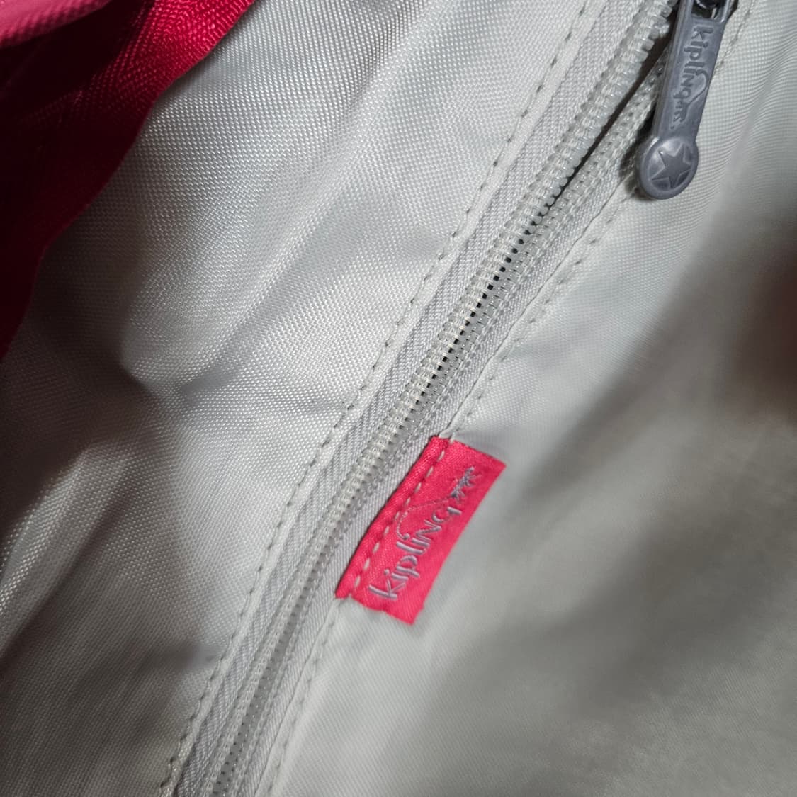 키플링 y2k 핑크 릴라고 나일론 백팩 상품이미지8