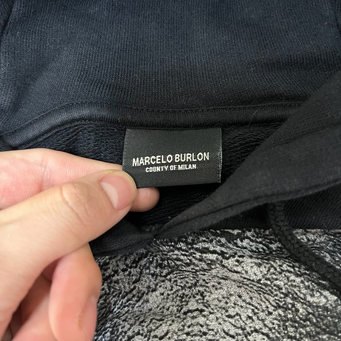 마르셀로 불론 프린팅 후드티 XS  상품이미지4