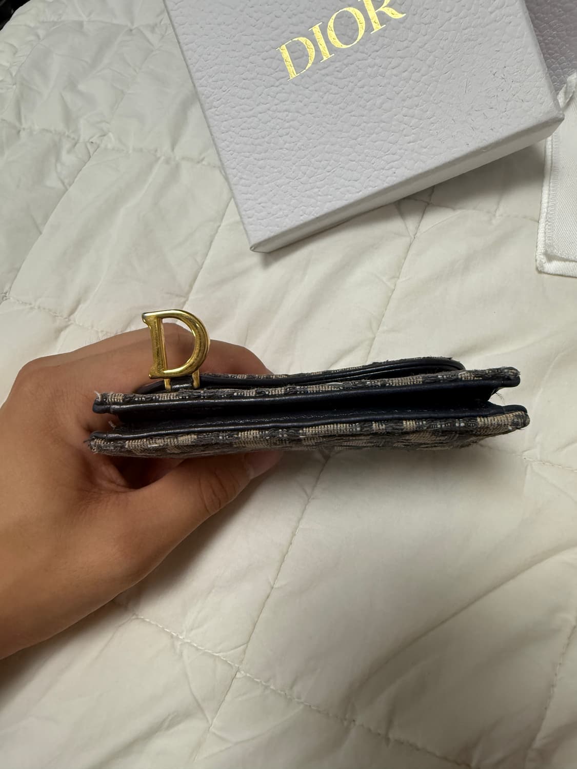 정품 디올 새들 카드지갑 팝니다 상품이미지2