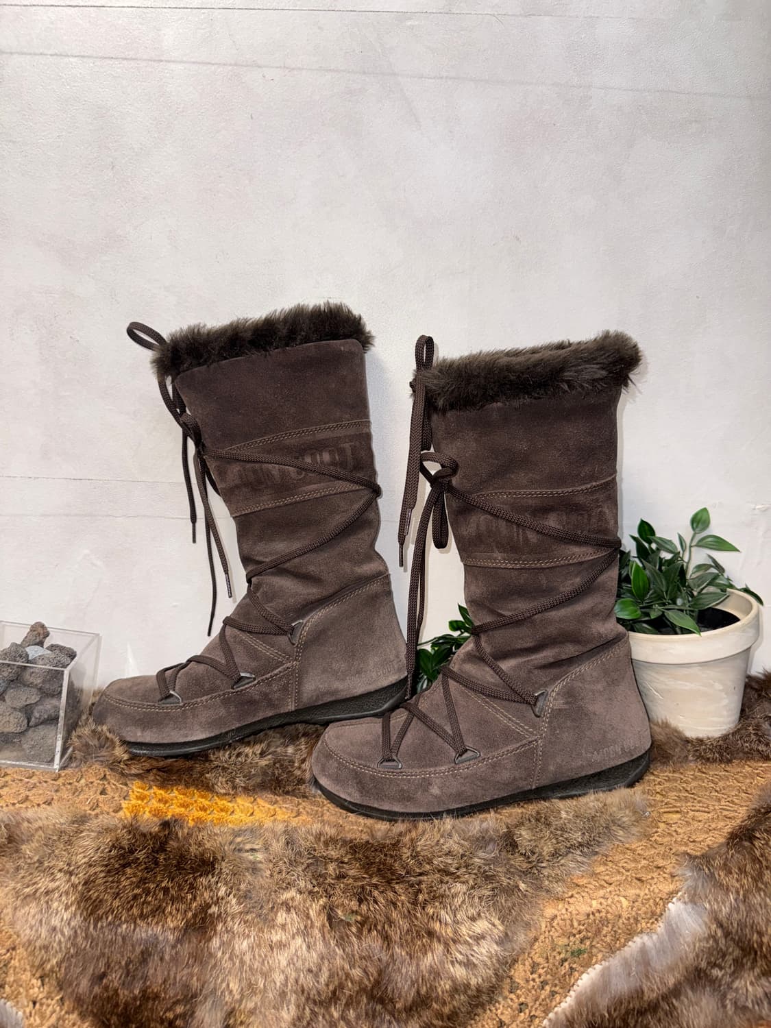 Tecnica MOONBOOT laceup suede brown 상품이미지4