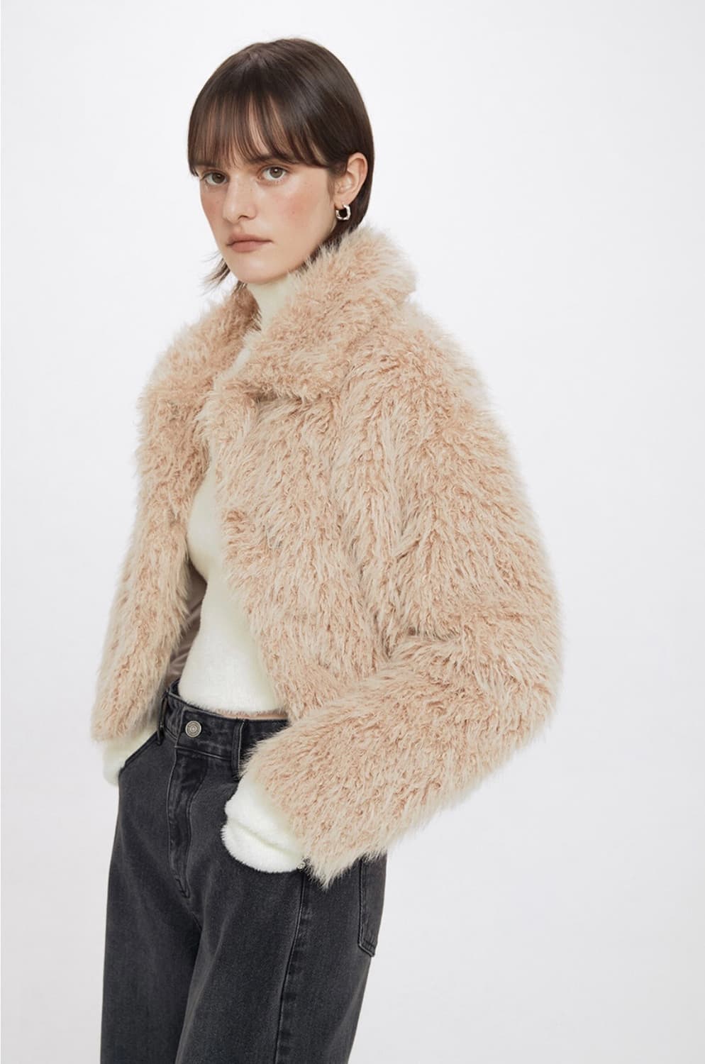 RAIVE 레이브 Fur Jacket VW3WJ030 beige 상품이미지1