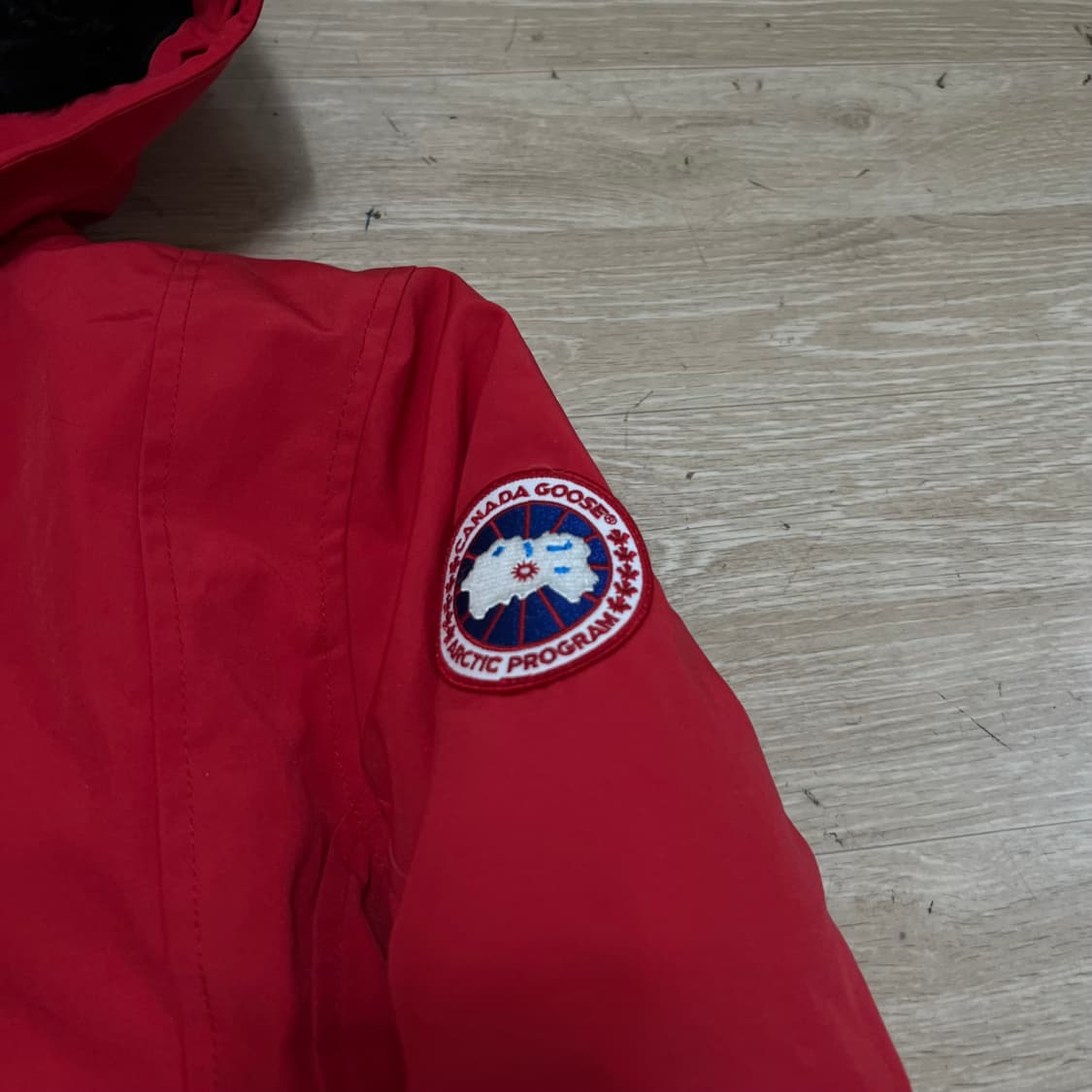 캐나다구스 여성 덕다운 켄싱턴 롱패딩 파카 점퍼 [레드] S/90 상품이미지4