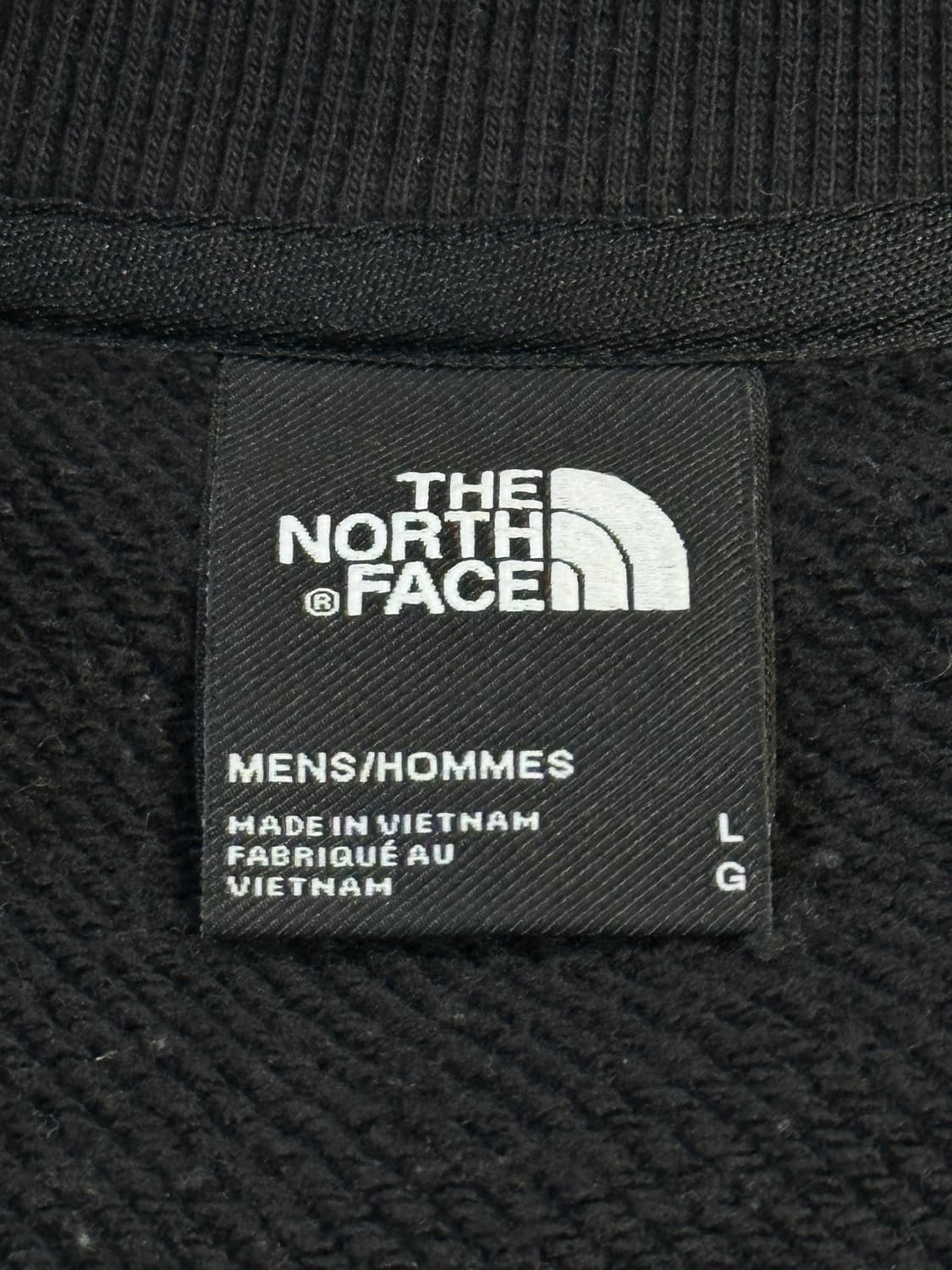 노스페이스 로고 맨투맨 블랙 상품이미지7