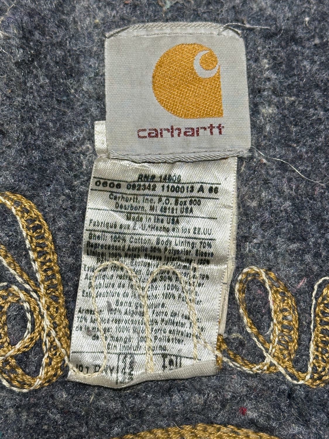 칼하트 디트로이트 자켓 J01 DNY 상품이미지7