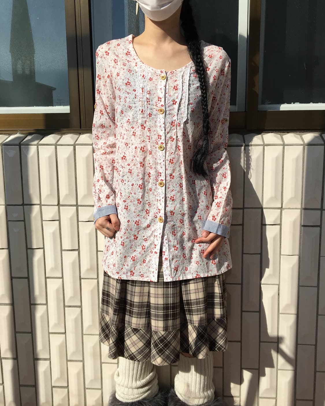 Flower pattern shirt 상품이미지1