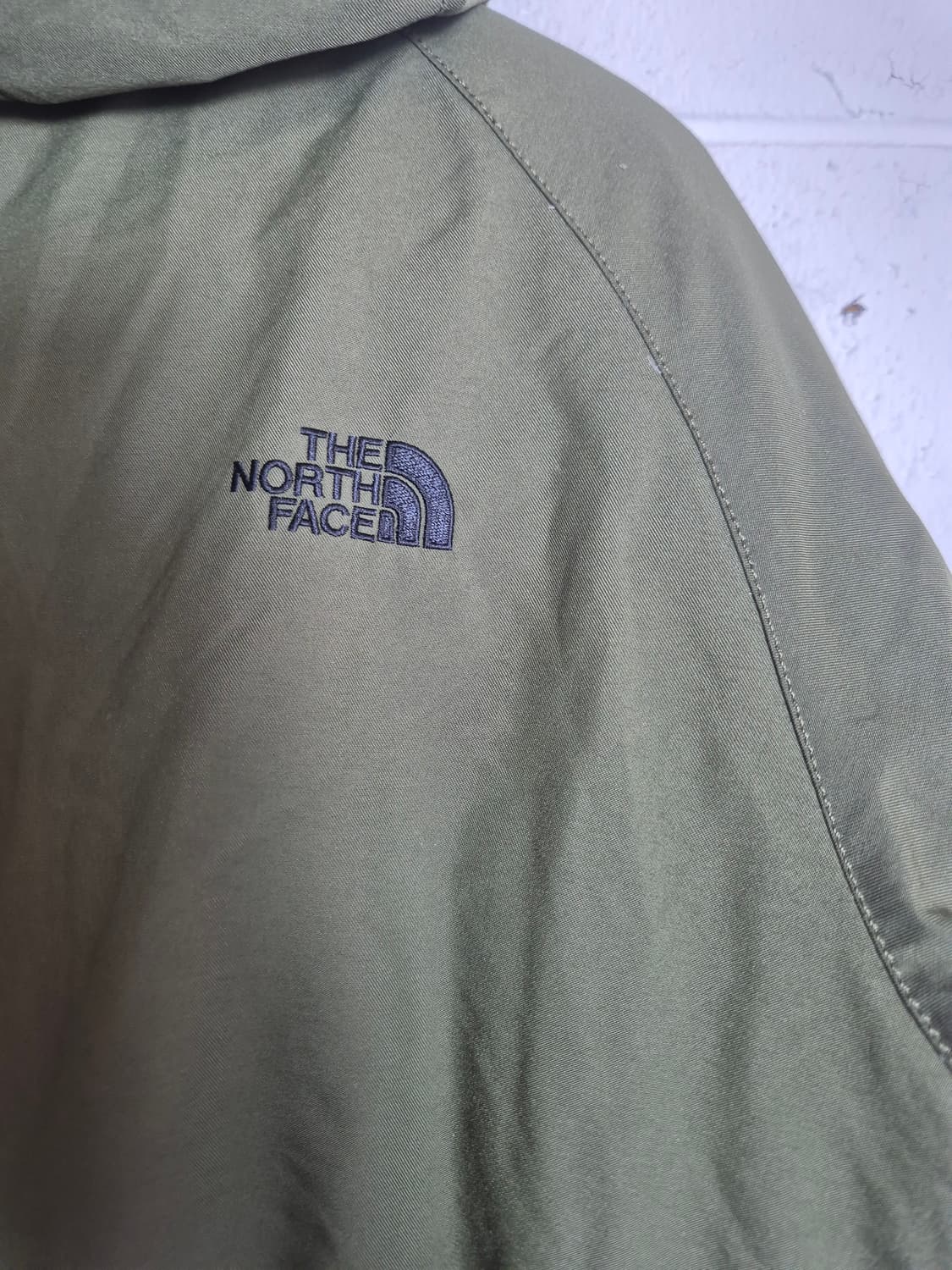 *90 )노스페이스 카키 봄버 패딩 덕다운 자켓 상품이미지5